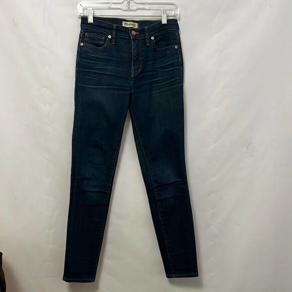MADEWELL DEMIN‎ HIGH RISR SKINNY SIZE 26 - Picture 1 of 6